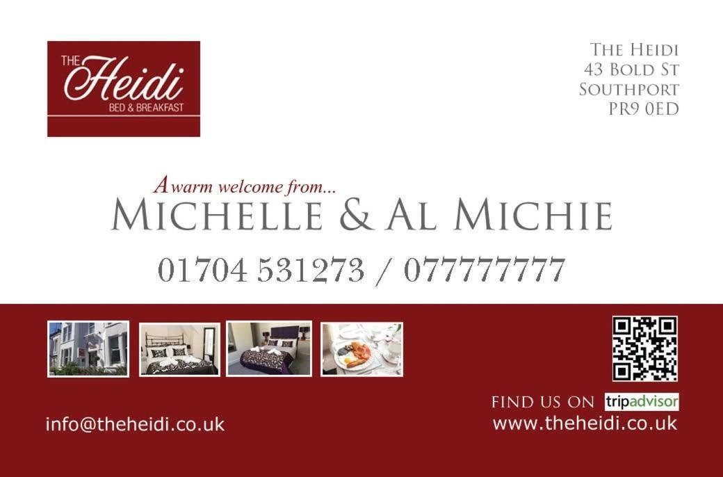 The Heidi Bed & Breakfast Southport Luaran gambar